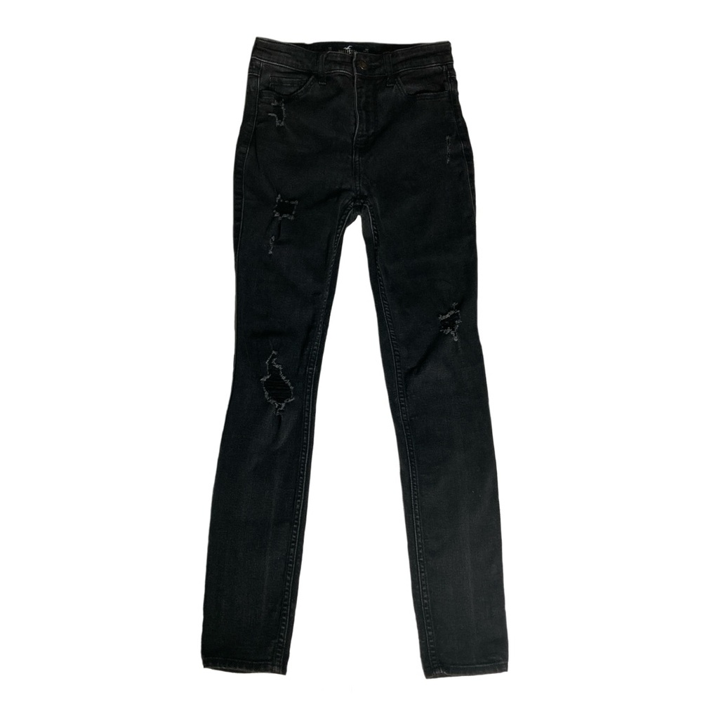 Hollister Women's High-Rise Skinny Classic Stretch Jeans Black Size 1 Short